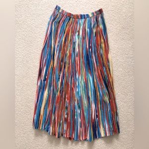 New Direction colorful long flowing skirt